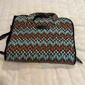 Vera Bradley Hanging Organizer Travel Case Sierra Stream Toiletry Bag